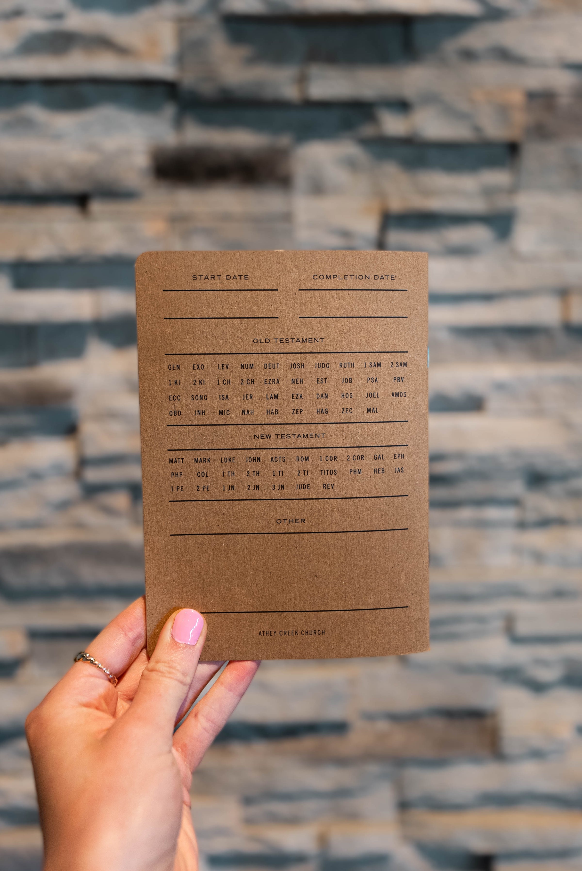 Scouting Notebook Label Scout Notebook | Athey Creek Church